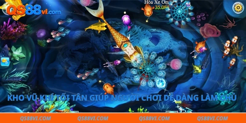 Kho vũ khí tối tân giúp người chơi dễ dàng làm chủ đại dương
